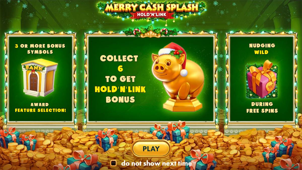  Merry Cash Splash: Hold’N’Link